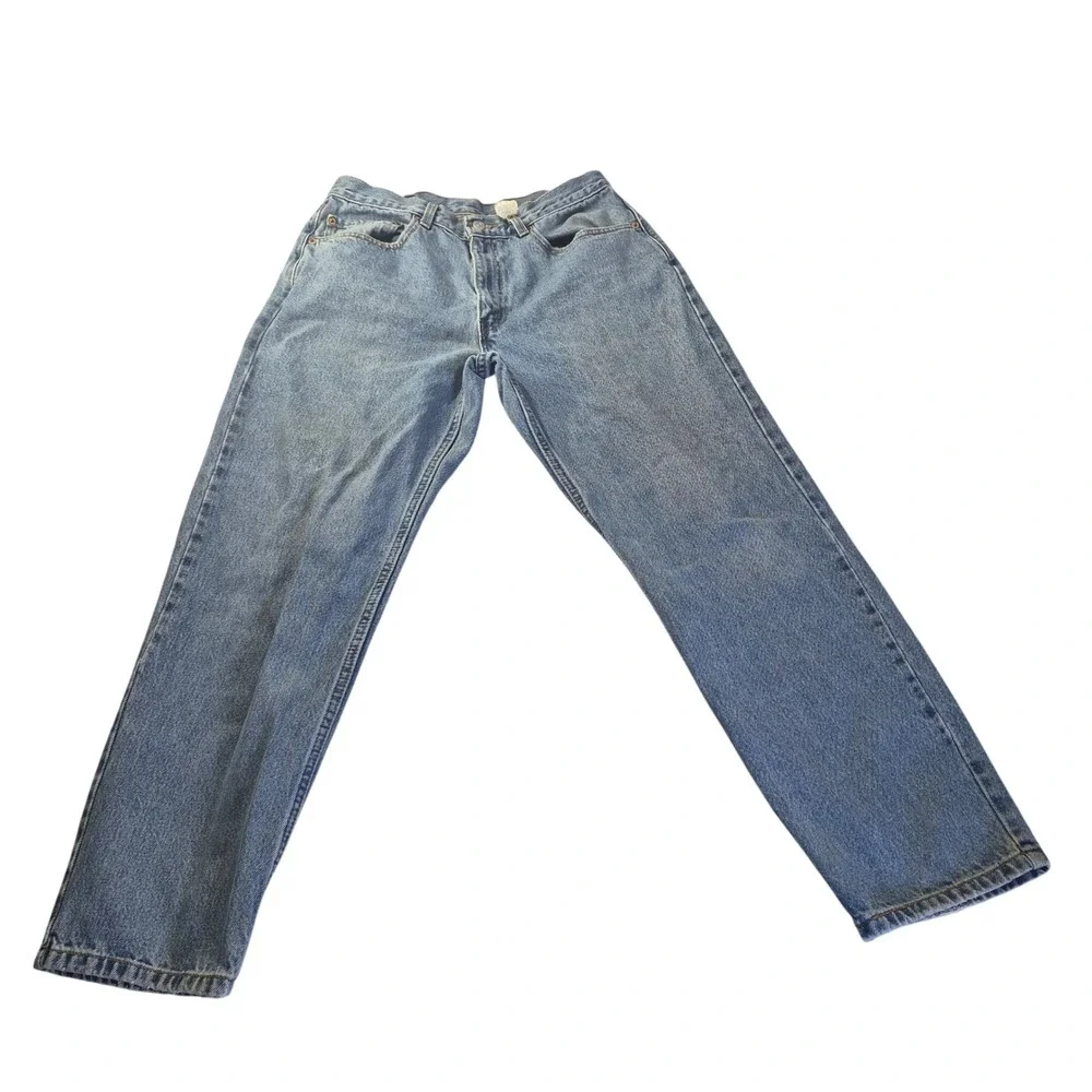 Levi's 550 Relaxed Fit 550-4891 Mens 34x30 Blue Tapered Leg‎ Denim Jeans Casual